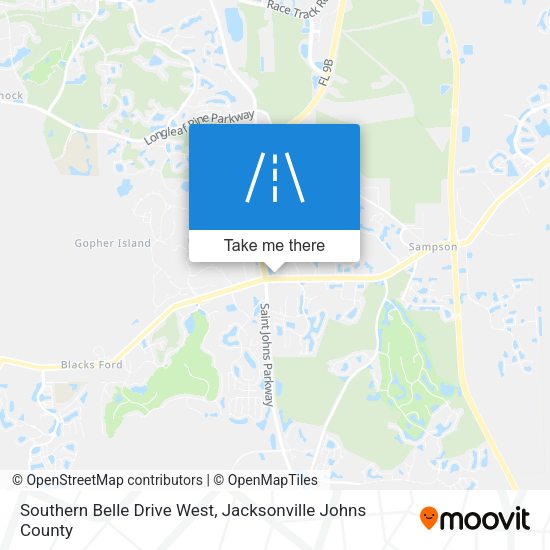 Southern Belle Drive West map