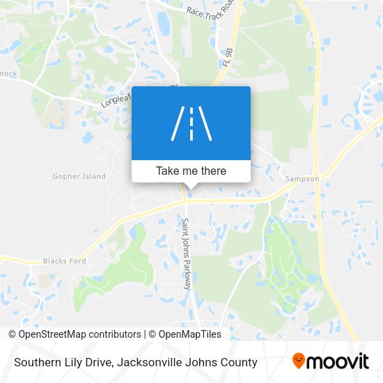 Southern Lily Drive map