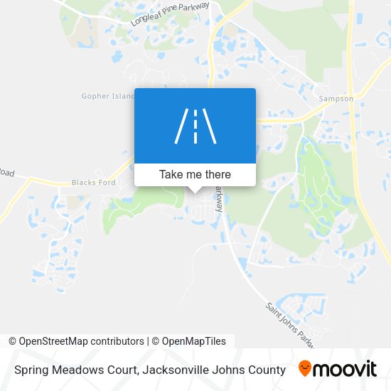 Spring Meadows Court map
