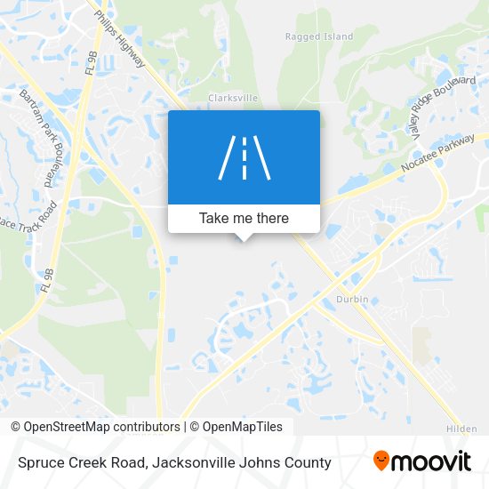 Mapa de Spruce Creek Road