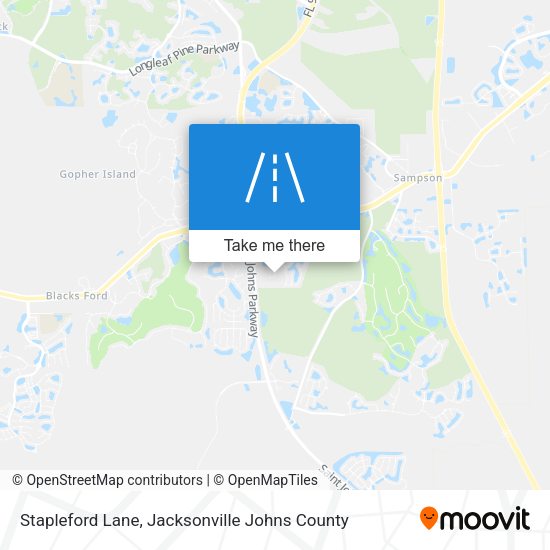 Stapleford Lane map