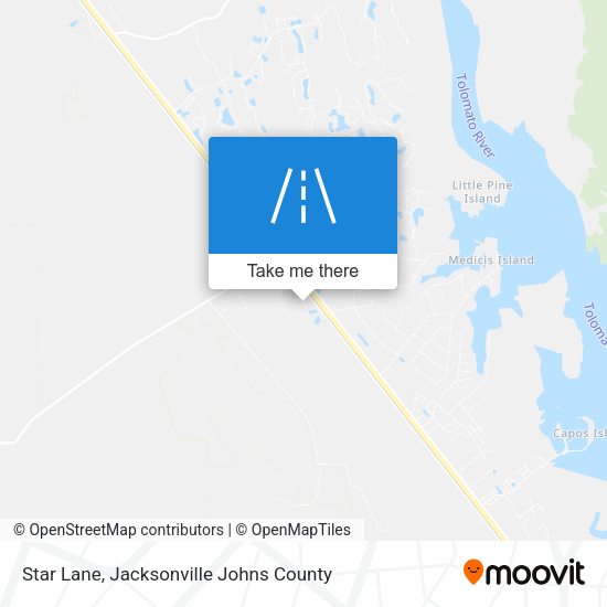 Star Lane map