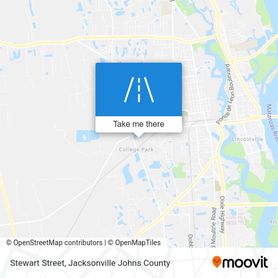 Stewart Street map