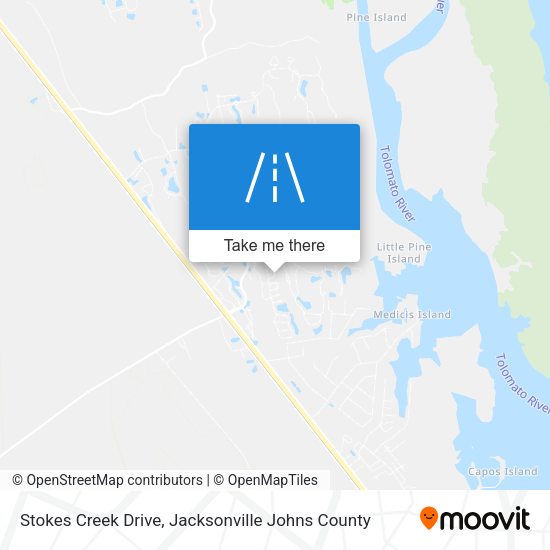 Stokes Creek Drive map