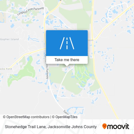 Stonehedge Trail Lane map