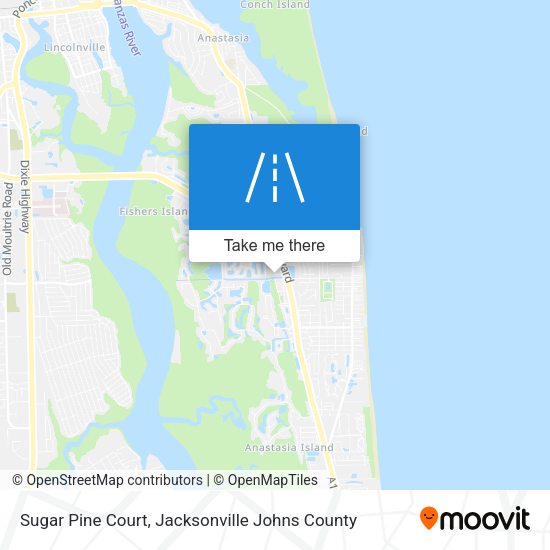 Sugar Pine Court map
