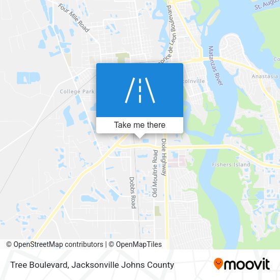 Tree Boulevard map