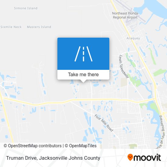 Truman Drive map