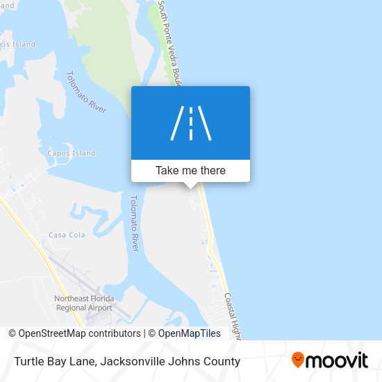 Turtle Bay Lane map