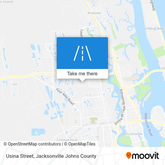 Usina Street map
