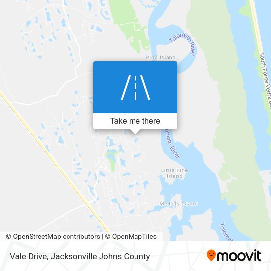 Vale Drive map