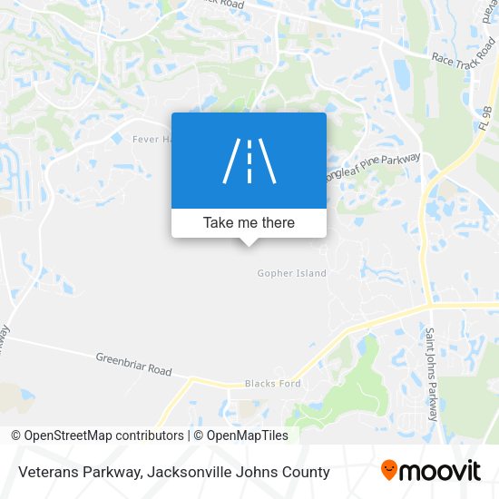 Mapa de Veterans Parkway