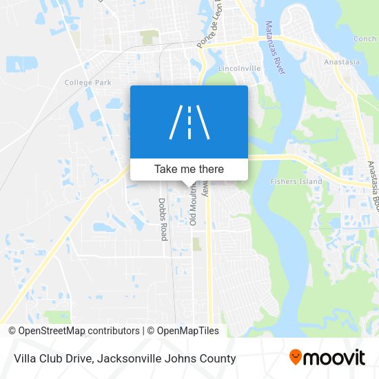 Villa Club Drive map