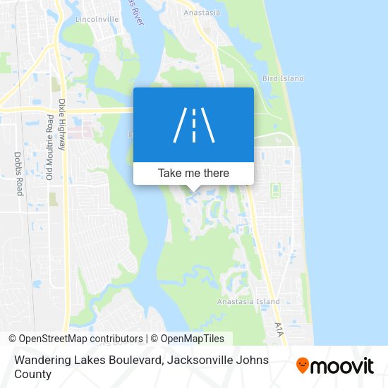 Wandering Lakes Boulevard map