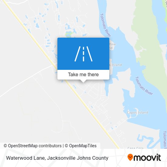 Mapa de Waterwood Lane