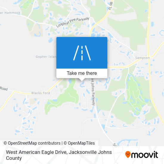 Mapa de West American Eagle Drive