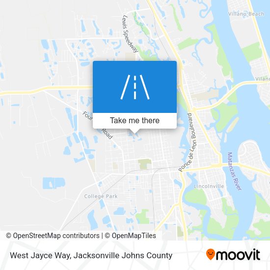West Jayce Way map