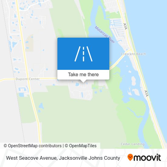 West Seacove Avenue map