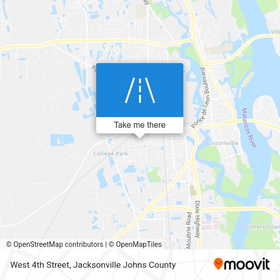 Mapa de West 4th Street