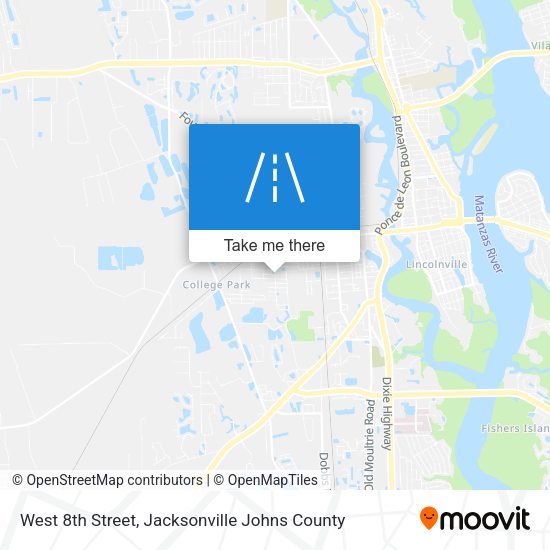 Mapa de West 8th Street