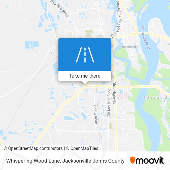 Whispering Wood Lane map