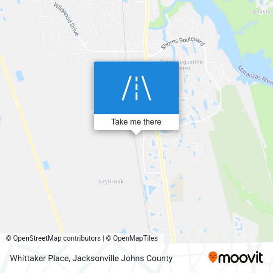 Whittaker Place map