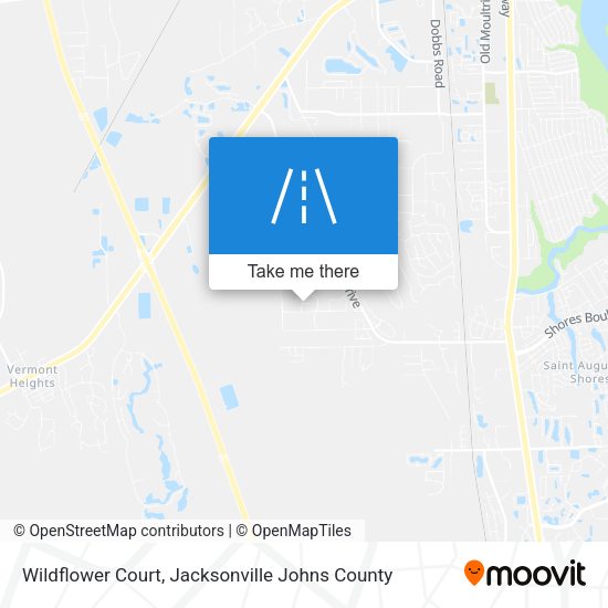 Wildflower Court map