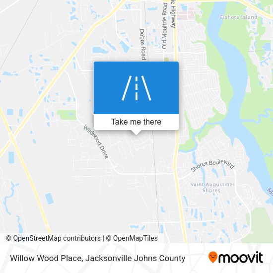 Willow Wood Place map