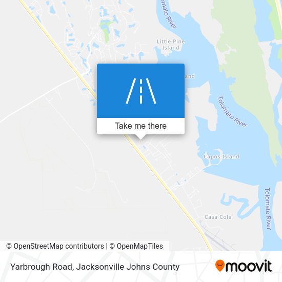 Yarbrough Road map