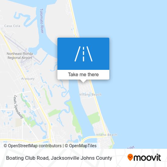 Mapa de Boating Club Road
