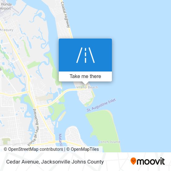 Cedar Avenue map
