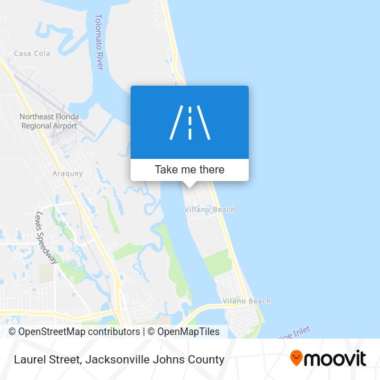 Laurel Street map
