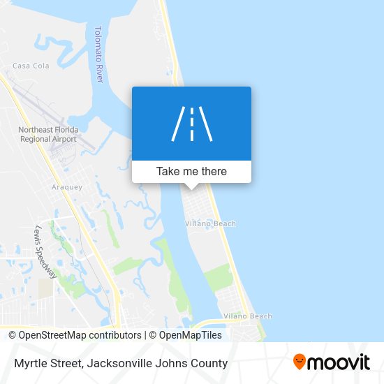 Mapa de Myrtle Street