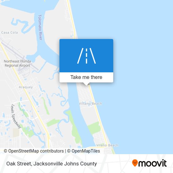 Oak Street map