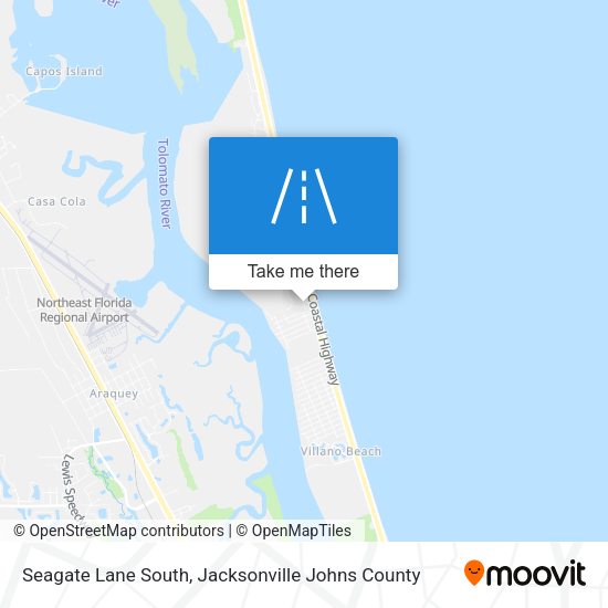 Seagate Lane South map