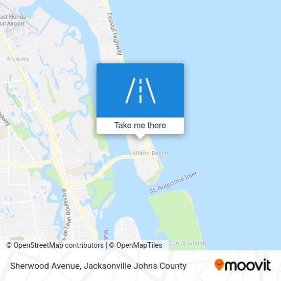 Sherwood Avenue map