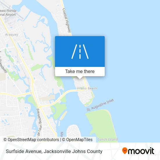 Surfside Avenue map