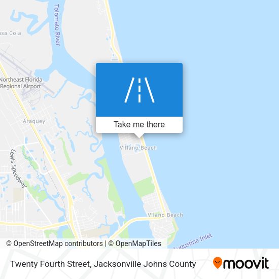 Twenty Fourth Street map
