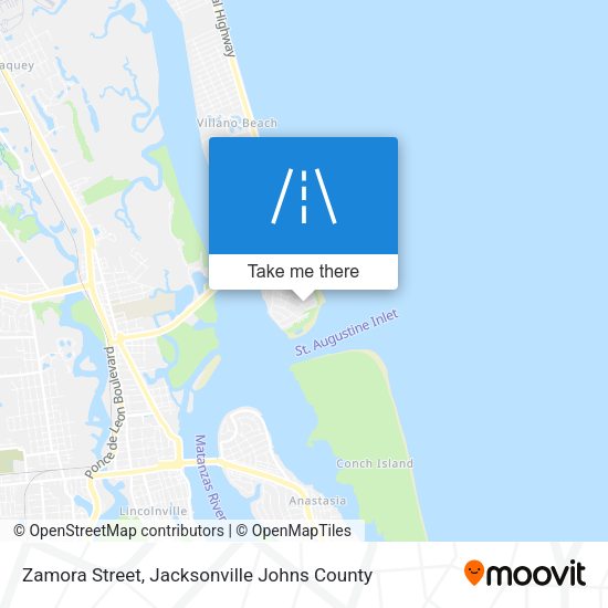 Zamora Street map