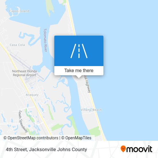 4th Street map