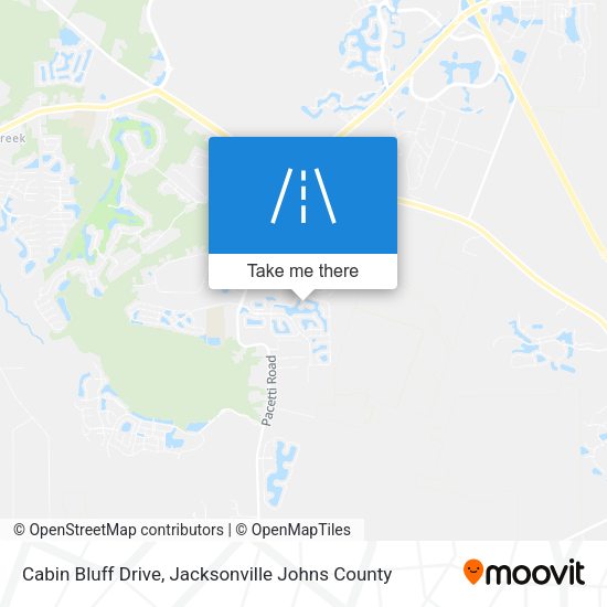 Cabin Bluff Drive map