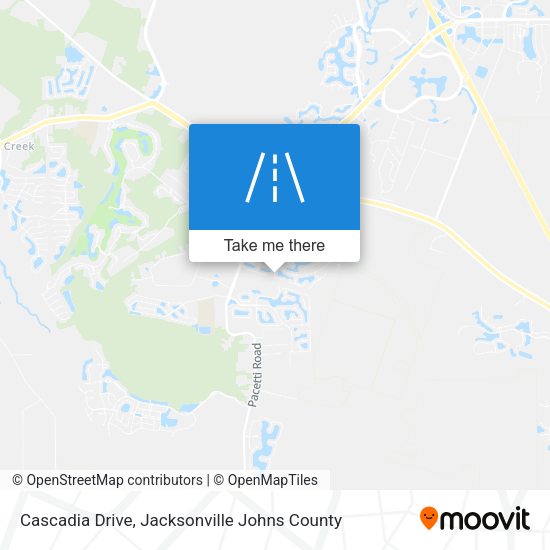 Cascadia Drive map
