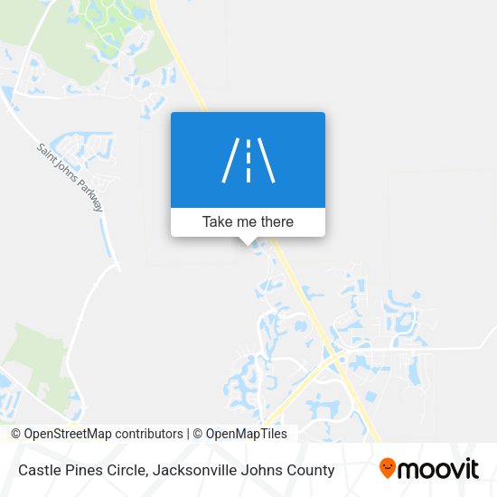 Castle Pines Circle map