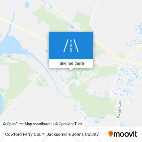 Cowford Ferry Court map
