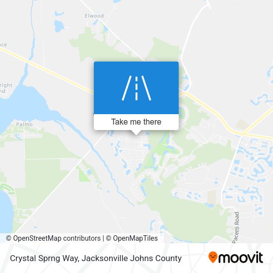 Crystal Sprng Way map