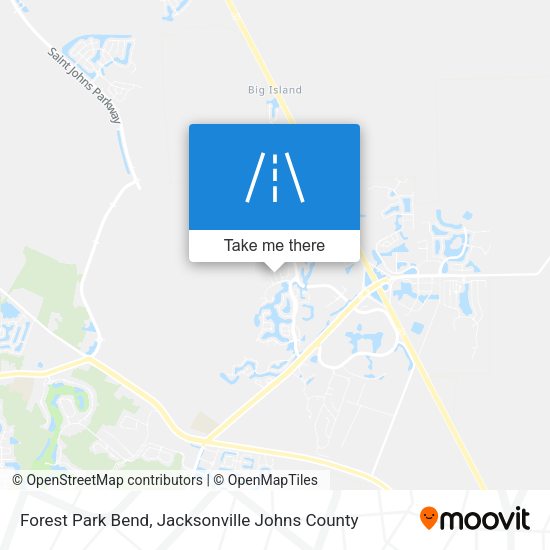 Forest Park Bend map