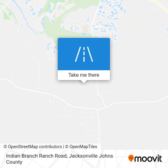 Indian Branch Ranch Road map