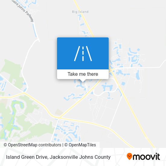 Island Green Drive map