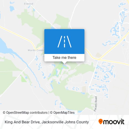 King And Bear Drive map
