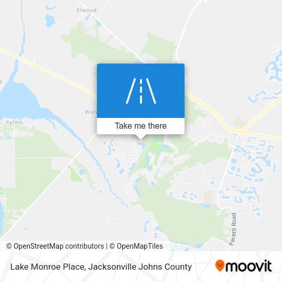 Lake Monroe Place map